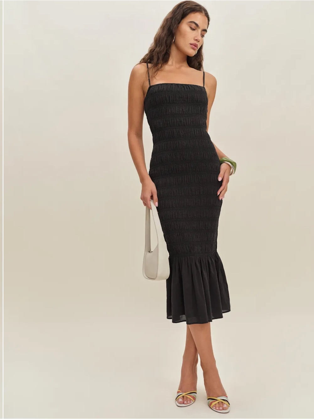 Reformation Seren Dress – Black – Size 4 – NWT